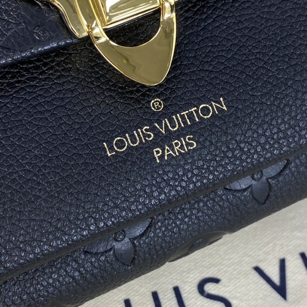 Louis Vuitton VAVIN BB Handbag Monogram Empreinte M44550 Black